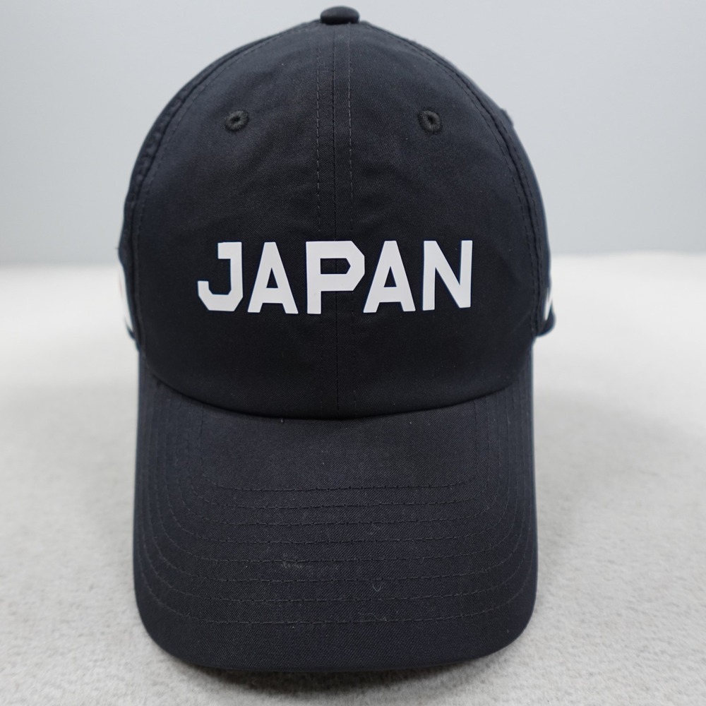 Nike Heritage86 Dri Fit Hat Japan Flag Mens One Size Black Strap Back Golf